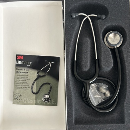 İkinci El 3M Littmann Classic II SE Siyah Stetoskop - Görsel 2