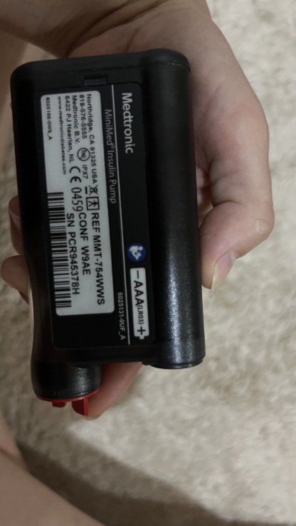 Secondhand Medtronic Minimed Paradigm MMT-754WWS Insulin Pump - Image 5