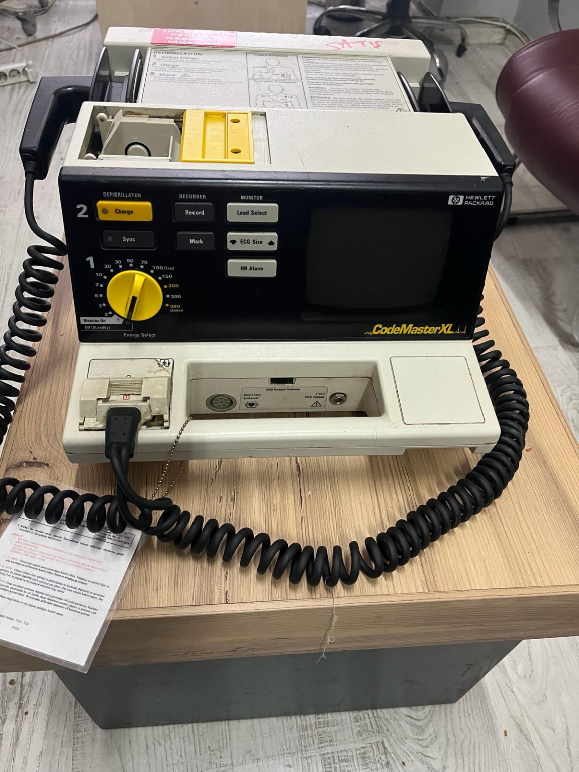 Secondhand HP CodeMaster XL Monitor Defibrillator Medbidding