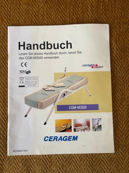 İkinci El Ceragem Master CGM-M3500 Masaj Yatağı - Görsel 9