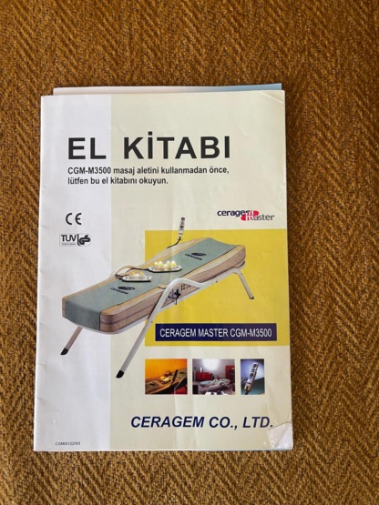 İkinci El Ceragem Master CGM-M3500 Masaj Yatağı - Görsel 6