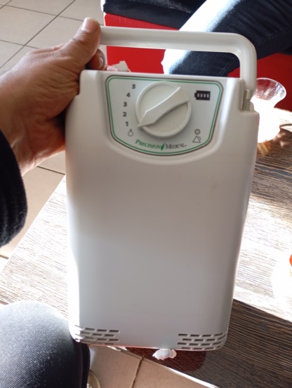 Secondhand Precision EasyPulse POC 5 PM4150 3kg Portable Oxygen Concentrator