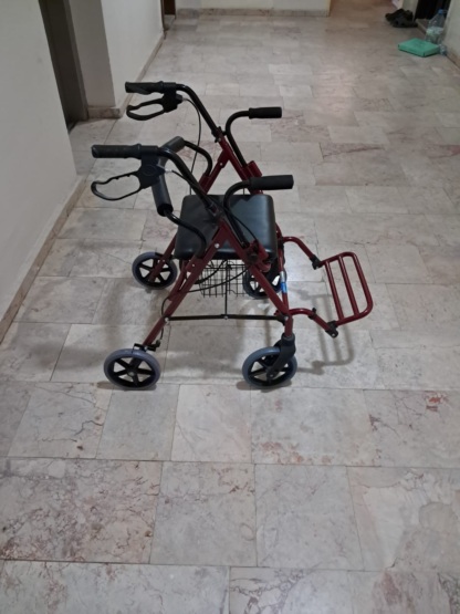 İkinci El Comfort Plus DM-9146 Yetişkin Tekerlekli Rollatör Walker (Yürüteç) - Görsel 2