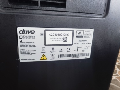 Secondhand Devilbiss Drive 1025KS 10L/min Oxygen Concentrator - Image 5