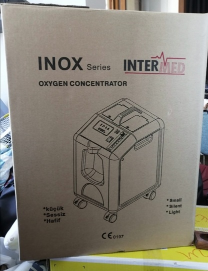 İkinci El Inox CP-501 5L/dk Oksijen Konsantratörü - Görsel 3