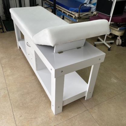 Secondhand Egeli White Wooden Examination Table with Drawers - Image 3