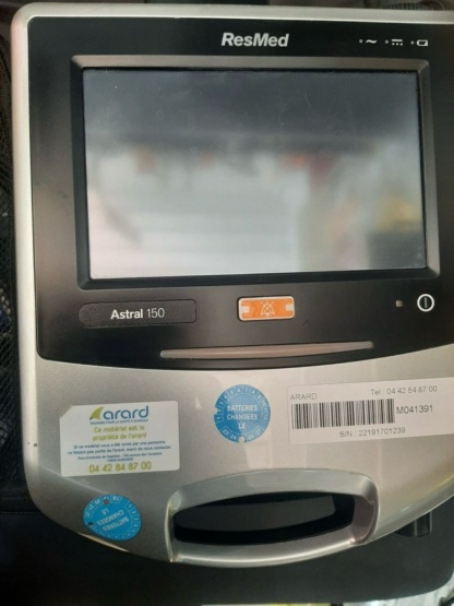 Secondhand Resmed Astral 150 Home Mechanical Ventilator