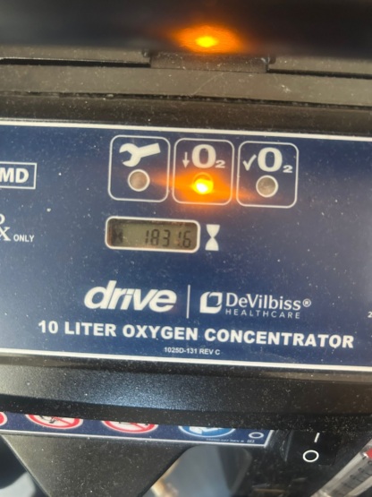 İkinci El Devilbiss Drive 1025KS 10L/dk Oksijen Konsantratörü - Görsel 3