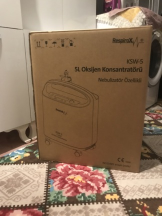 İkinci El Respirox KSW-5 5L/dk Oksijen Konsantratörü