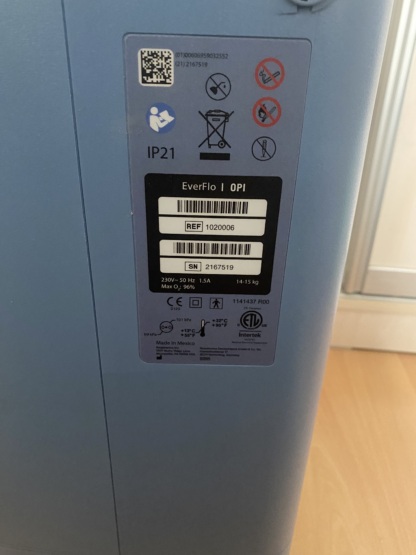 İkinci El Philips Respironics Everflo 5L/dk Oksijen Konsantratörü - Görsel 6