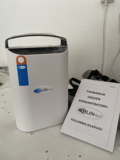 İkinci El G-Life Elif 5 FLW 2.9kg Taşınabilir Oksijen Konsantratörü