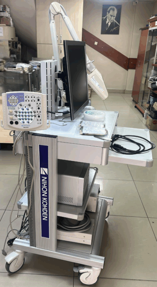 İkinci El Nihon Kohden Neurofax EEG-1200K 32 Kanallı EEG Cihazı