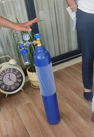 İkinci El Sesan MT-016 10 Litre Vanalı Çelik Oksijen Tüpü