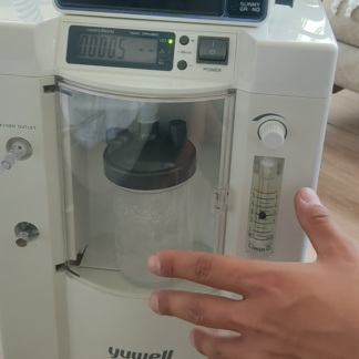 İkinci El Yuwell 7F-5B 5L/dk Oksijen Konsantratörü