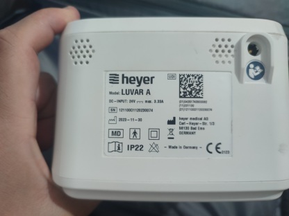 Secondhand Heyer Luvar A AUTOCPAP Device with Humidifier - Image 2