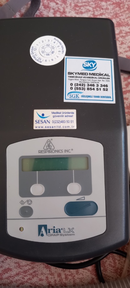 İkinci El Philips Respironics Aria LX CPAP Cihazı