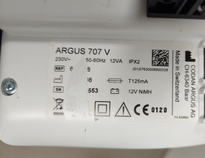 Secondhand Codan Argus 707v Infusion Pump - Image 2