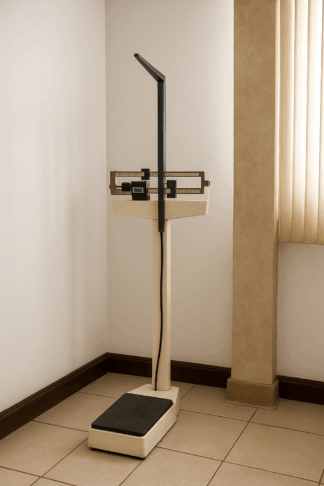 Secondhand Medika Plus Height Meter with Weighing Scale