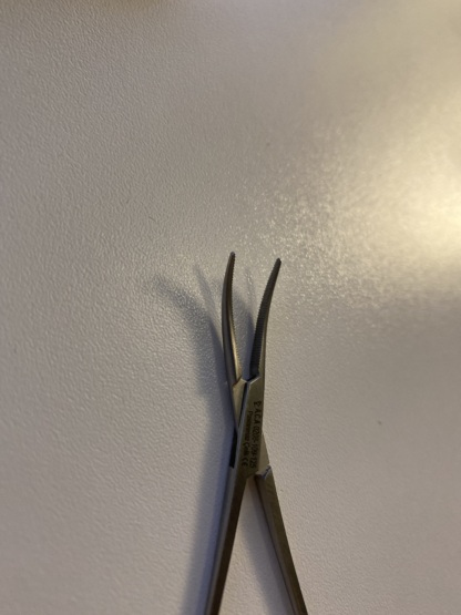 Secondhand ACA 0208-109-125 Micro Halsted Forceps - Image 2