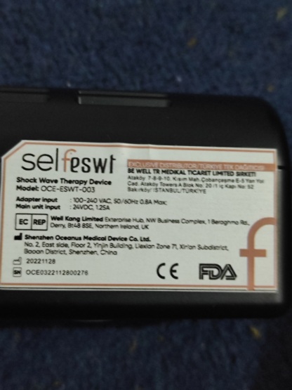 İkinci El Selfeswt OCE-ESWT-003 ESWT Cihazı - Görsel 4