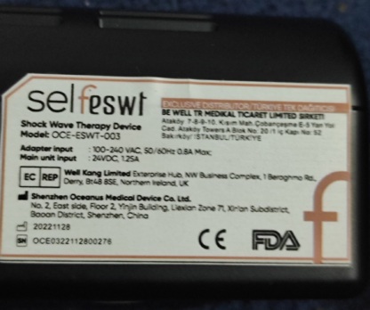 İkinci El Selfeswt OCE-ESWT-003 ESWT Cihazı - Görsel 2