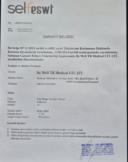 İkinci El Selfeswt OCE-ESWT-003 ESWT Cihazı - Görsel 3