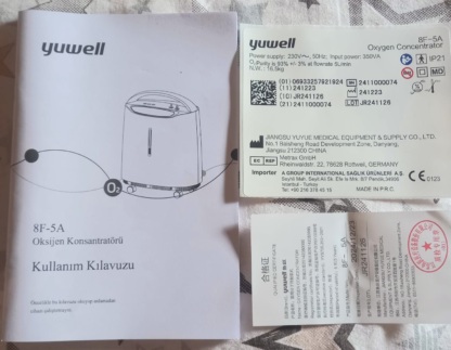 İkinci El Yuwell 8F-5A 5L/dk Oksijen Konsantratörü - Görsel 2