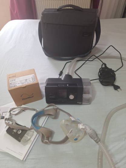 İkinci El Resmed Airsense 10 AutoSet Nemlendiricili OTOCPAP Cihazı - Görsel 2