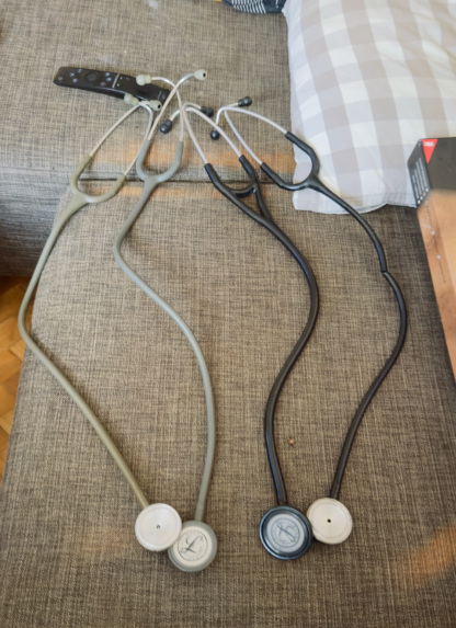 3 Adet İkinci El 3M Littmann Master Cardiology Stetoskop - Görsel 2