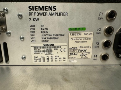 Secondhand Siemens 3105652 RF AMP - Image 3