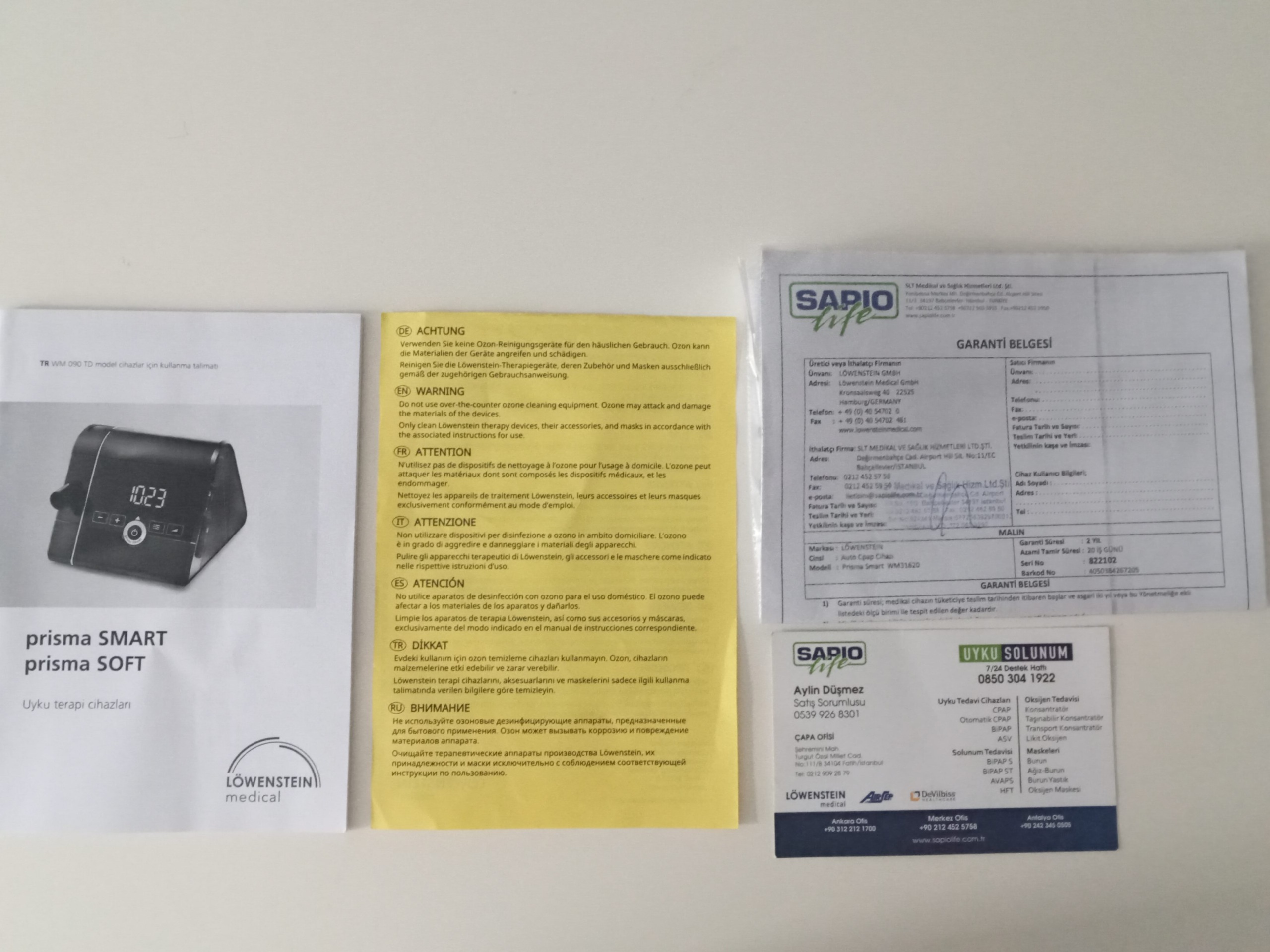 Secondhand Löwenstein Prisma Smart AUTOCPAP Device - Image 3