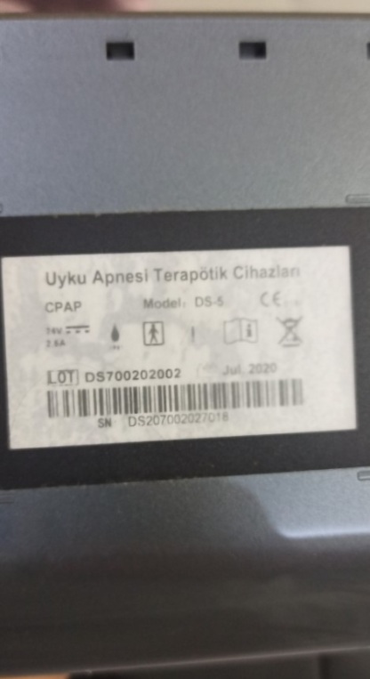 İkinci El Ventmed DS-5 Nemlendiricili CPAP Cihazı - Görsel 3