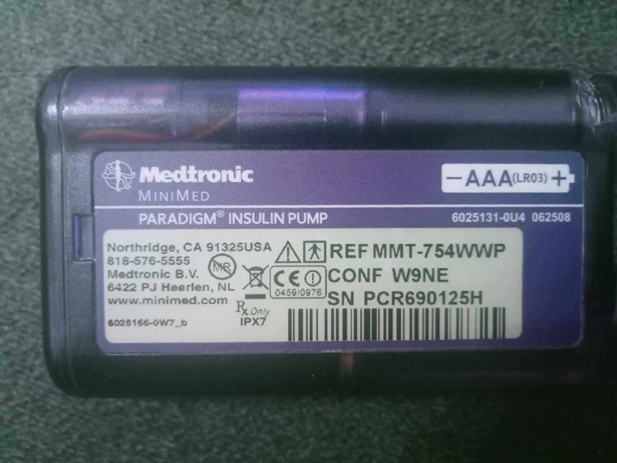 İkinci El Medtronic Minimed Paradigm MMT-754WWP İnsülin Pompası - Image 2