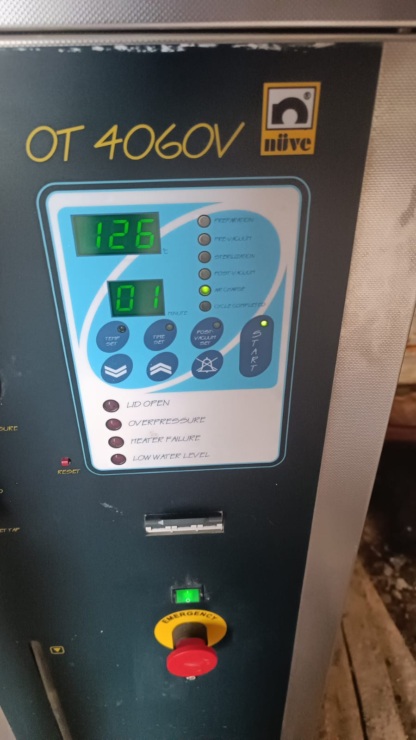 İkinci El Nüve OT 4060V 75 Litre Otoklav