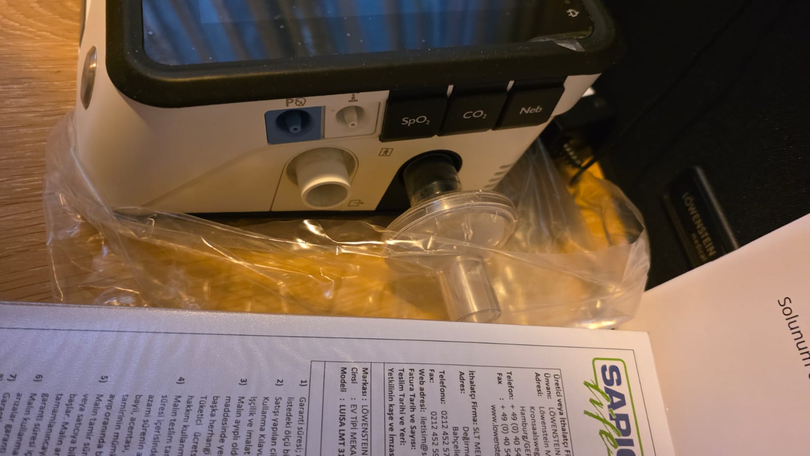 Secondhand Löwenstein Luisa LM150TD Home Mechanical Ventilator - Image 4