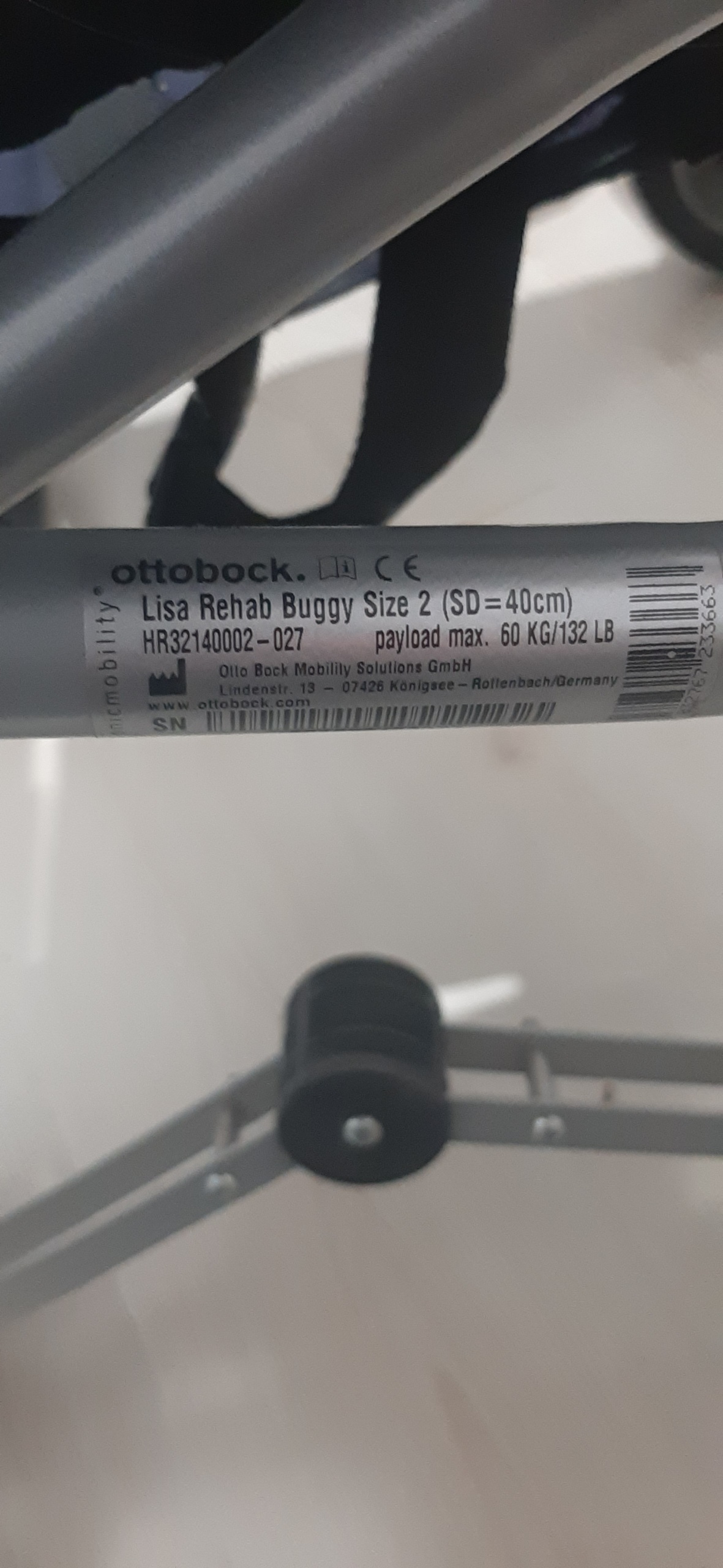 Secondhand Ottobock Lisa Buggy 2 Disabled Stroller - Image 3