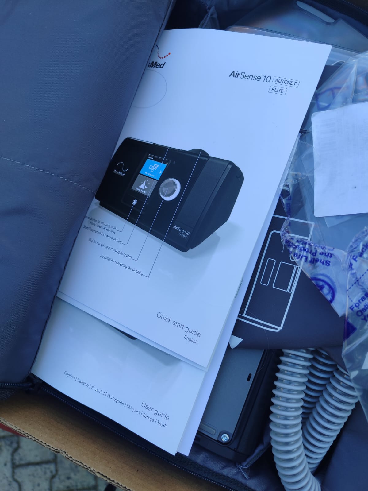 Secondhand Resmed Airsense 10 AutoSet AUTOCPAP Device with Humidifier - Image 6