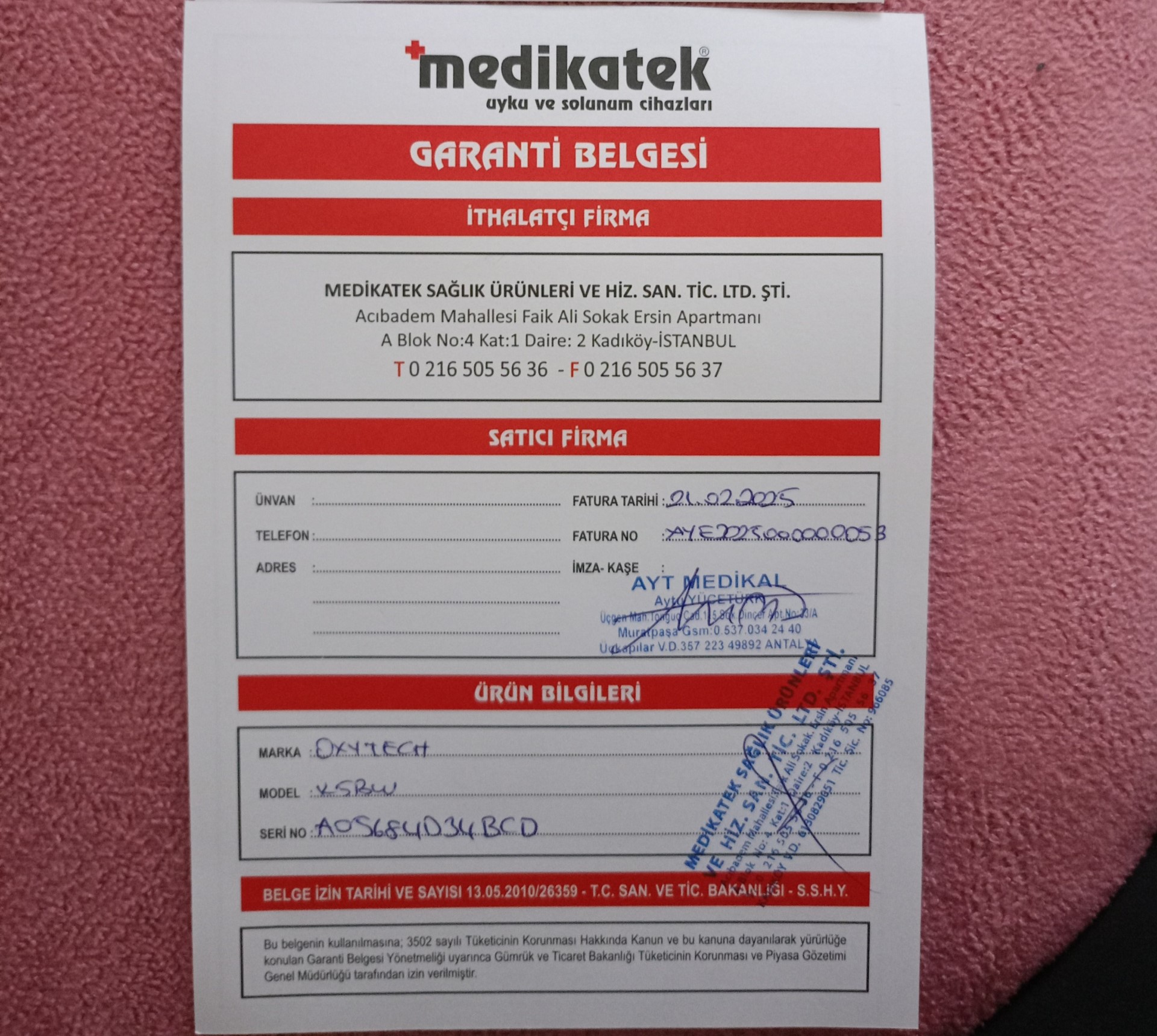 İkinci El Oxytek K5BW 5L/dk Oksijen Konsantratörü - Görsel 3