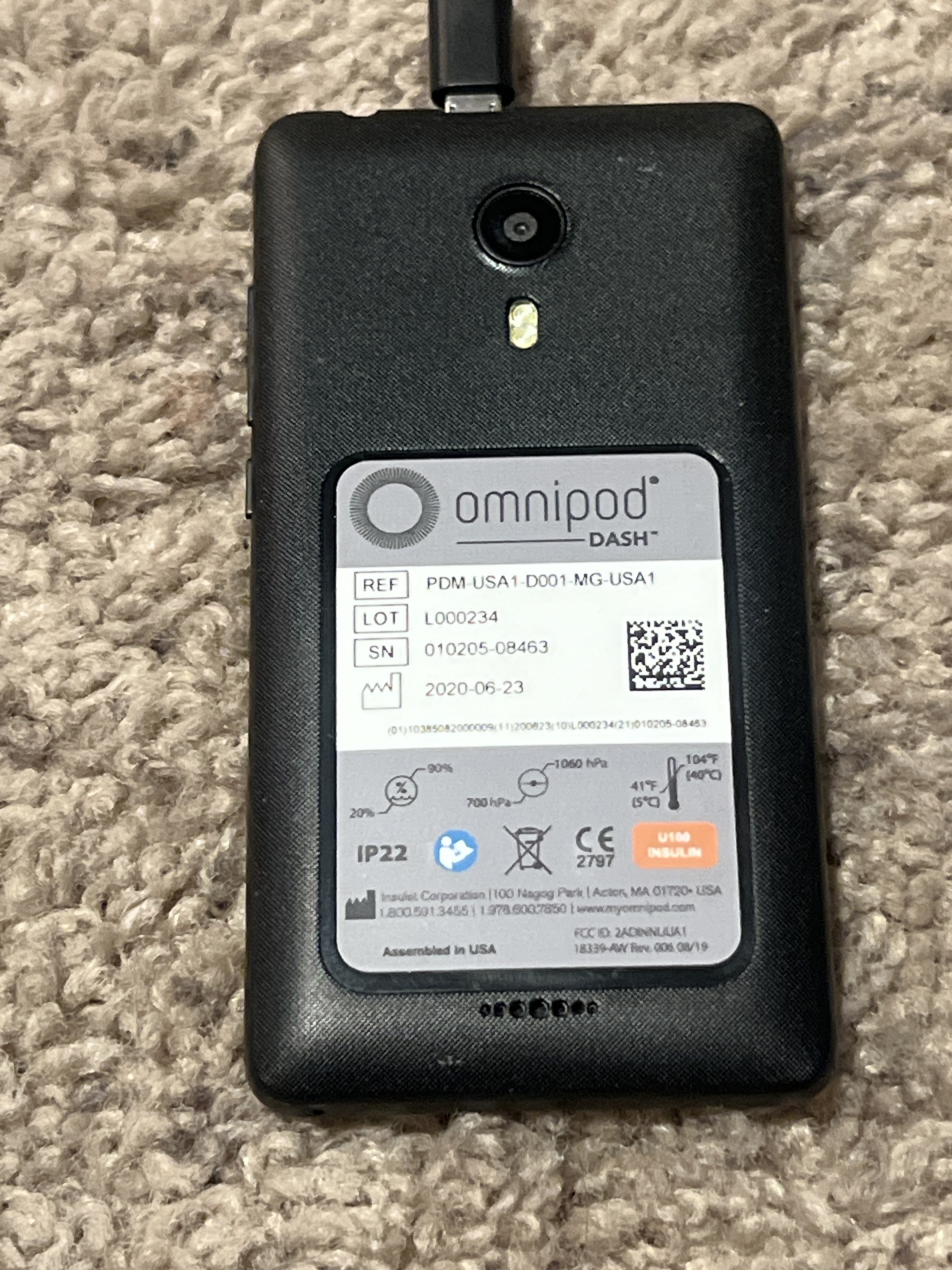 Secondhand Omnipod Dash Personal Diabetes Manager (PDM) - Image 3