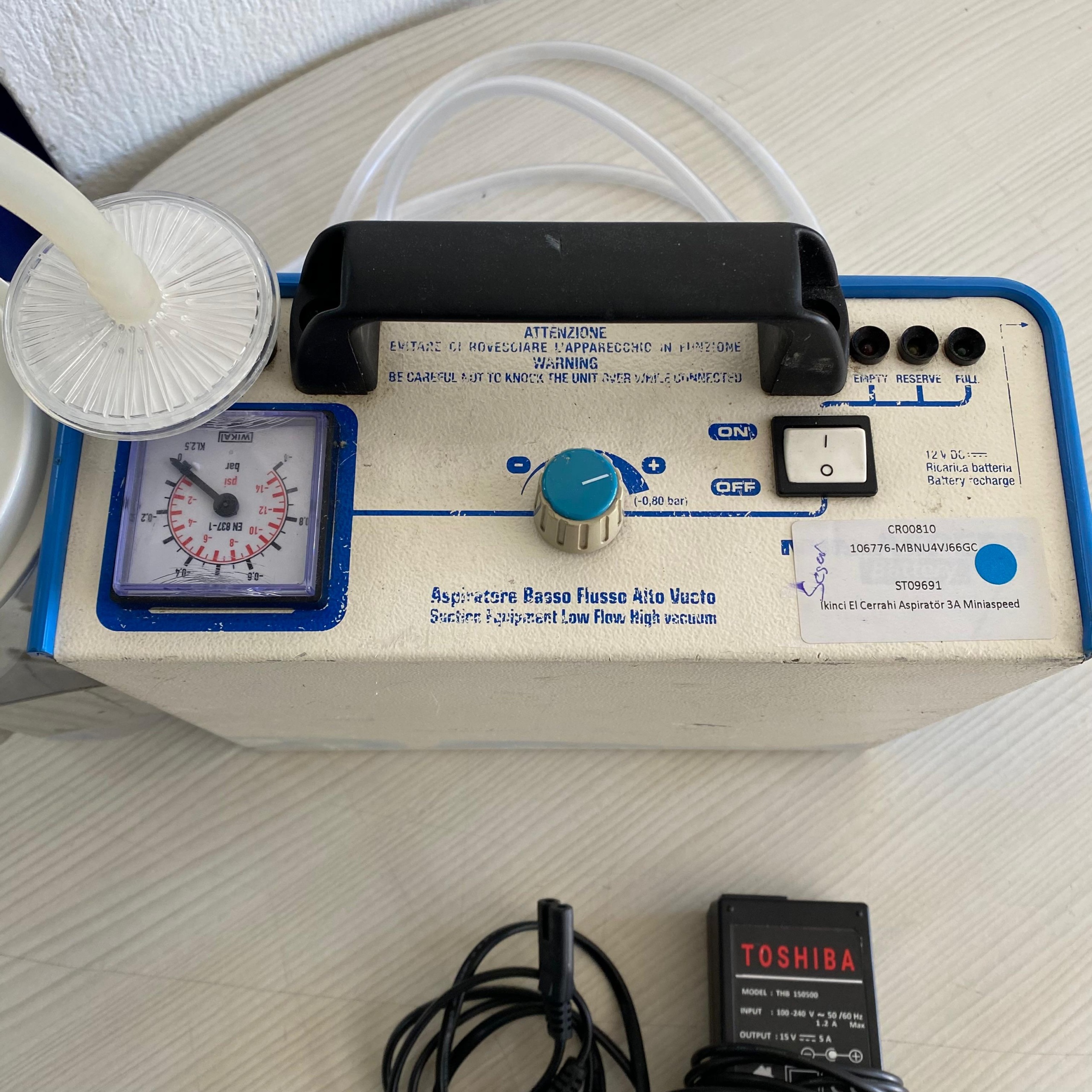 İkinci El 3A Miniaspeed Cerrahi Aspiratör - Görsel 2