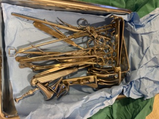 Secondhand Herbert Tonsillectomy Surgical Instrument Set
