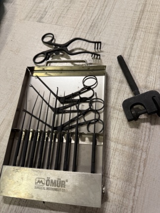 Secondhand Ömür Tympanoplasty Surgical Instrument Set