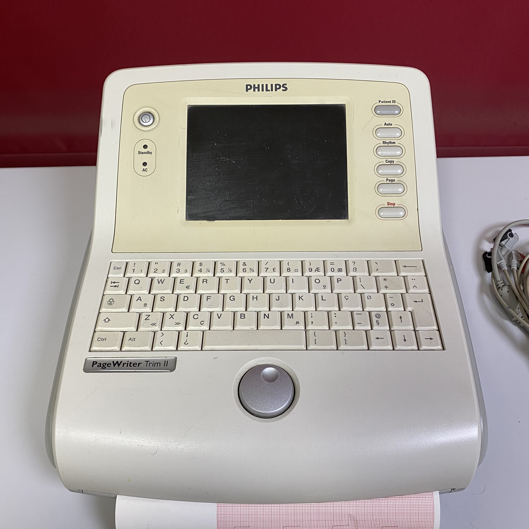Secondhand Philips Pagewriter Trim II 12 Channel ECG Device - Image 2