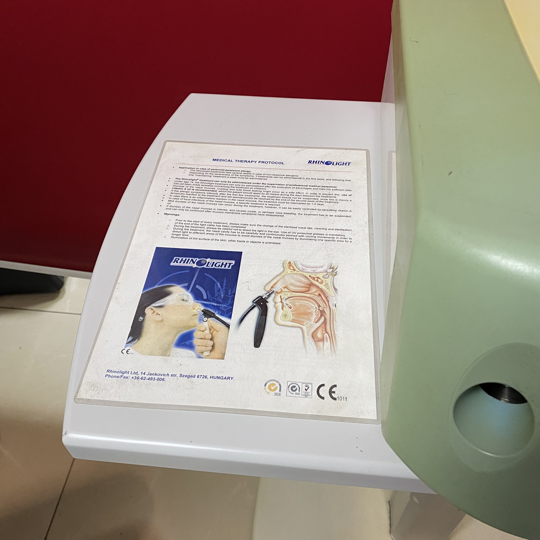 Defective Secondhand Rhinolight Phototherapy Device - Image 3