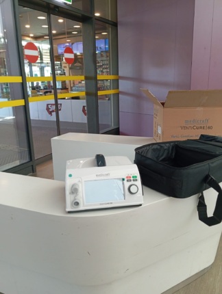 Secondhand Medicraft Venticure 60 Home Mechanical Ventilator