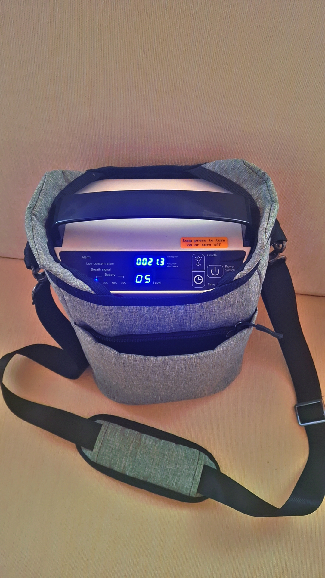 İkinci El G-Life Elif 5 FLW 2.9kg Taşınabilir Oksijen Konsantratörü - Görsel 3