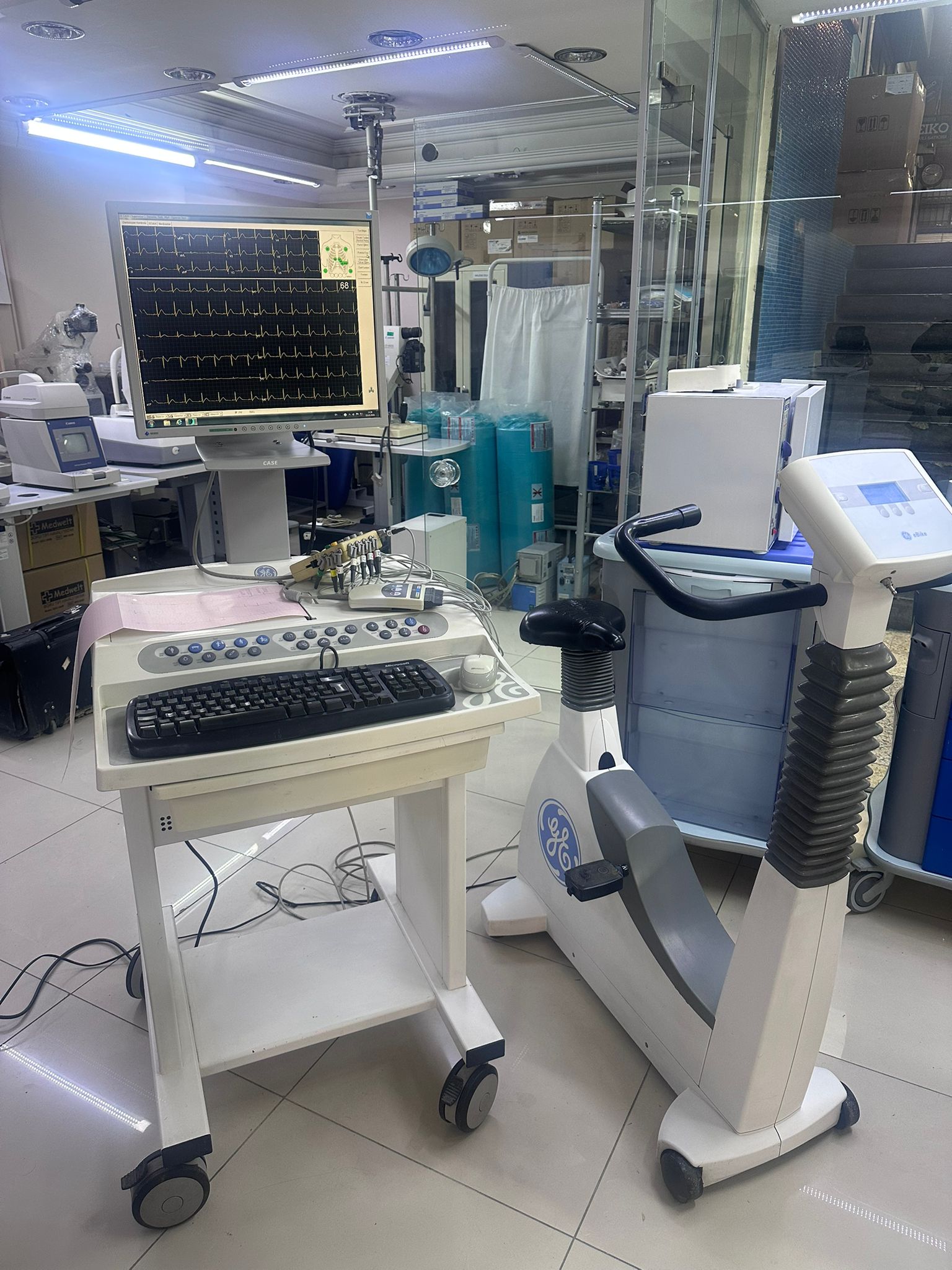 Secondhand GE Case Stress ECG Device - Image 2