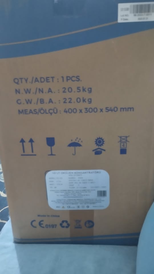 İkinci El Inox CP-101 10L/dk Oksijen Konsantratörü - Görsel 4