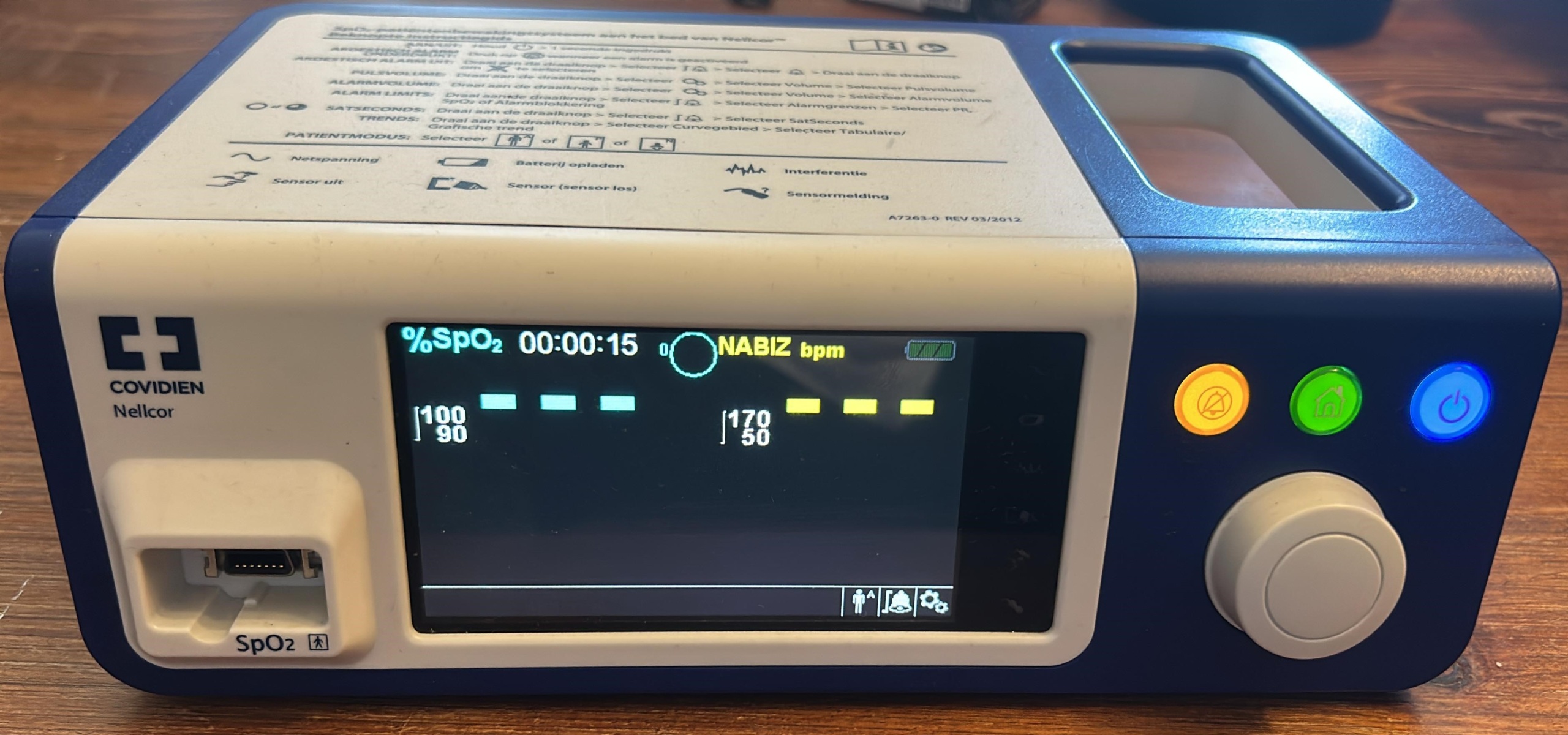 İkinci El Nellcor Bedside Konsol Tipi Pulse Oksimetre