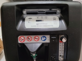 Secondhand Devilbiss Compact 525DS 5L/min Oxygen Concentrator